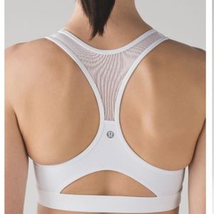 Lululemon Sport Mesh White Bra